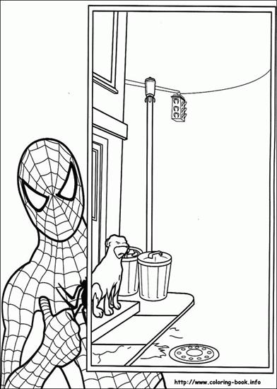 Spiderman - Spiderman - kolorowanka 92.GIF