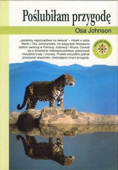 Osa Johnson - Poślubiłam przygodę - okładka książki - Wydawnictwo Literackie Muza,1997 rok.jpg