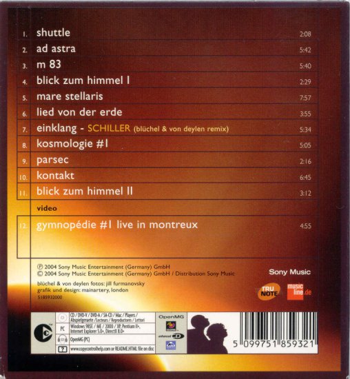 2004 - Bluchel  Von Deylen - Mare Stellaris DE, TRN 518593 2 CD Album 320 - back.jpeg