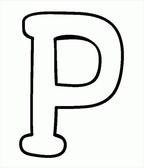 alfabet do kolorowania - P.gif