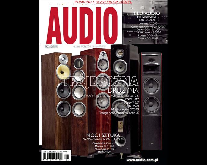 Czasopisma Audio HI-FI i Muzyka itp - Audio 2011.05.jpg