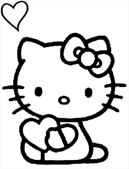 Kolorowanki Hello Kitty - Hello Kitty - kolorowanka 164.gif