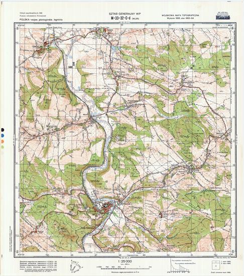 Mapy topograficzne LWP 1_25 000 - M-33-32-C-d_WLEN_1985.jpg