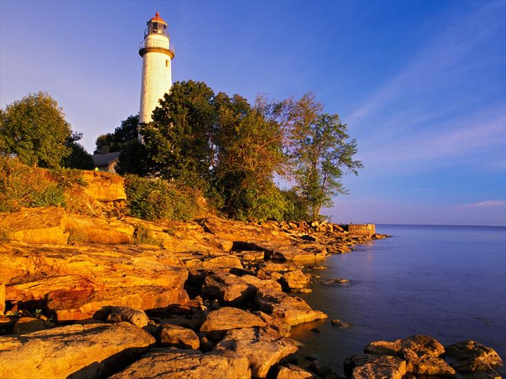 Latarnie morskie - Point Aux Barques Lighthouse, Port Austin, Michigan.jpg