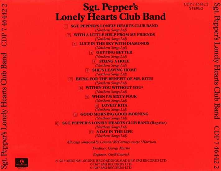 The Beatles - 1967 - Sgt Peppers Lonely Hearts Club Band - The Beatles - Sgt Peppers - Back.jpg