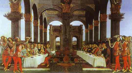 ALESSANDRO BOTTICELLI - Alessandro Botticelli - The Wedding Banquet.JPG