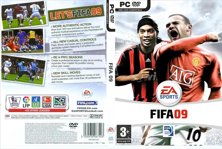 Okładki i Etykiety do Gier PC - Fifa 09.jpg