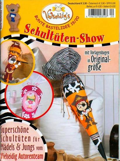 czasopisma i ksiązki dekoracje z szablonami - Vielseidig Schultuten - Show.jpg