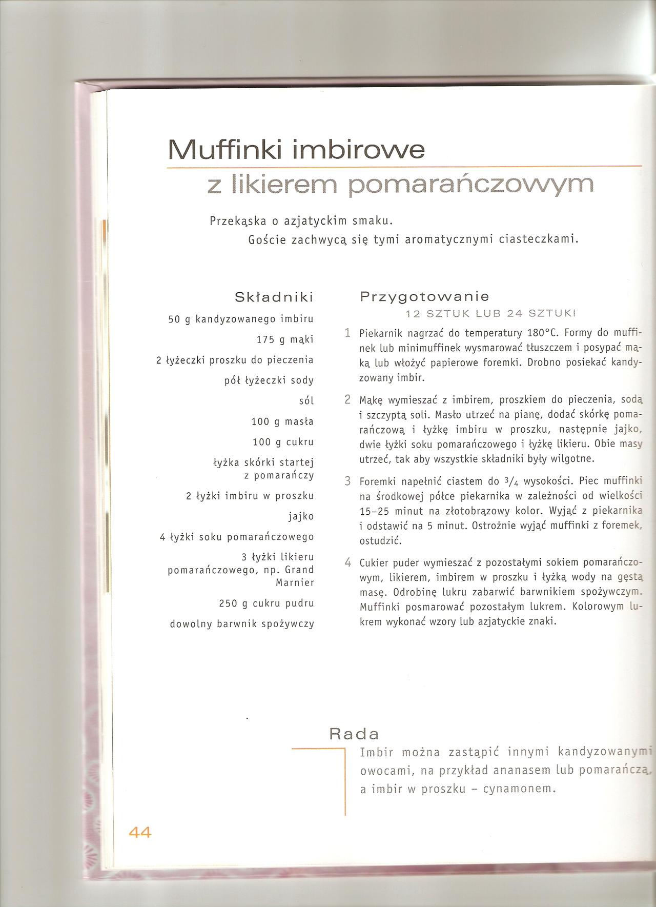 Muffinki - 044 Muffinki imbirowe z likierem pomaranczowym.jpg