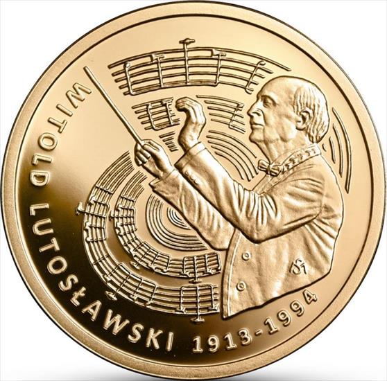 Monety Okolicznościowe Złote Au - 2013r - Witold Lutosławski.JPG