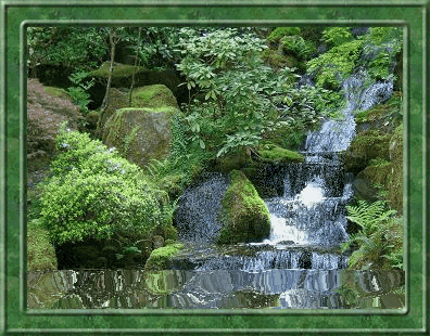 GIFOWY MISZ MASZ - wodospad zielony.gif