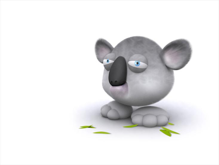 zwierzaki 3D - 3D miś koala.jpg