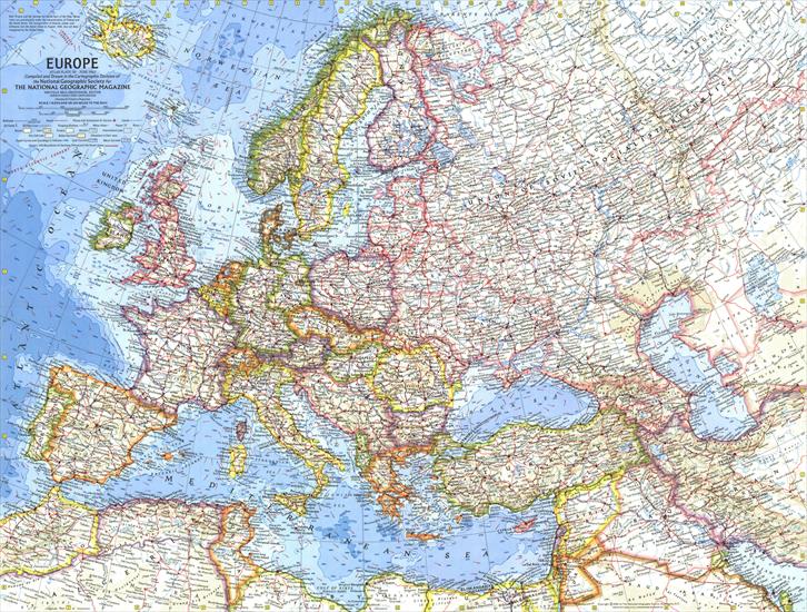 Mapy nowożytne - 160 - Europe 1962.jpg