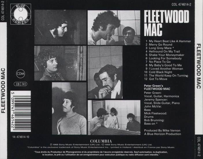 1968 - Fleetwood Mac - Fleetwood Mac - Fleetwood Mac Back.jpg