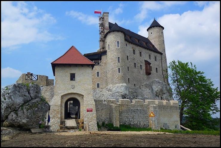 zamki w Polsce - zamek_w_bobolicach_wspomnienie.jpg