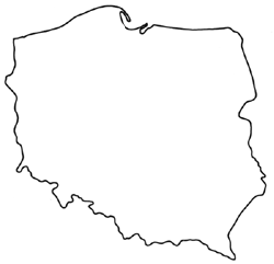 Mapy - mapa-Polski kontur.gif