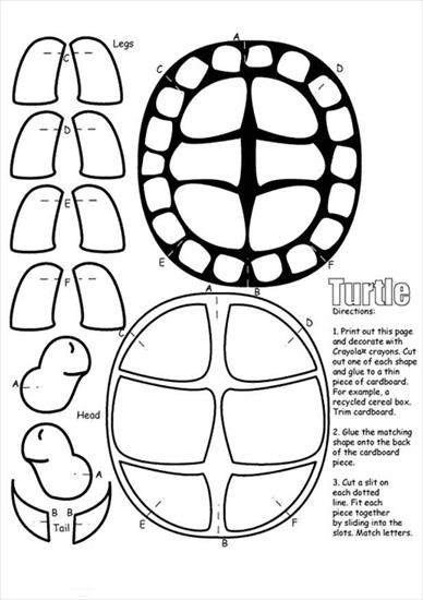 wycinanki dla dzieci - tortue-33.jpg