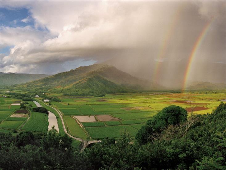 Tapety na pulpit - Hanalei River Valley, Kauai, Hawaii.jpg