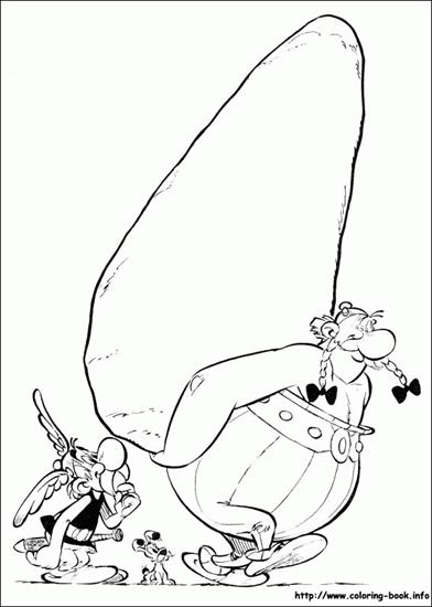 Asterix i Obelix - Asterix - kolorowanka 13.GIF