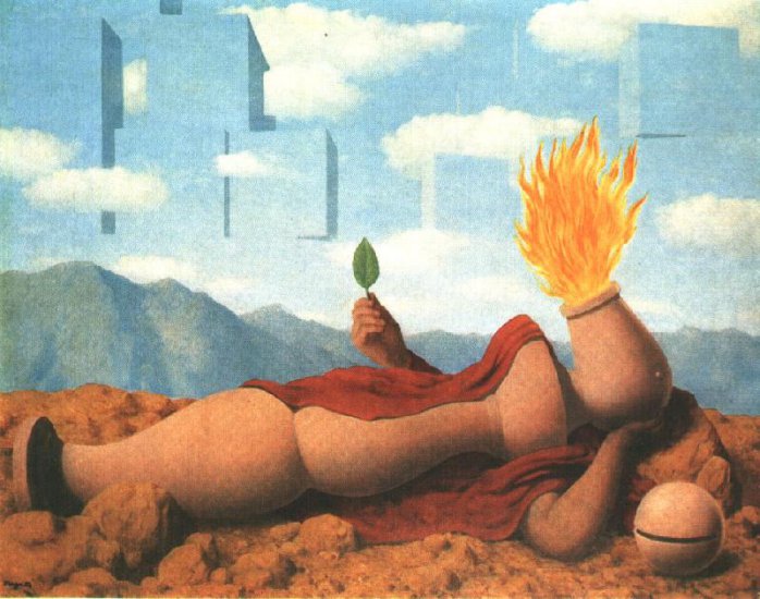 Magritte, Ren 1898-1967 - MAGRITTE ELEMENTARY COSMOGONY, 1949, Private NY.JPG