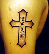 tatuaże - ciekawe i pkne - cross.jpg