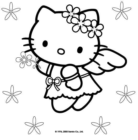 Hello Kitty - Hello Kitty - kolorowanka 52.gif