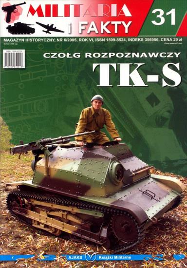 2 katalog okadkowy - AJAKSKM Militaria i Fakty 31 2005.6 - Czołg rozpoznawczy TK-S 220.JPG