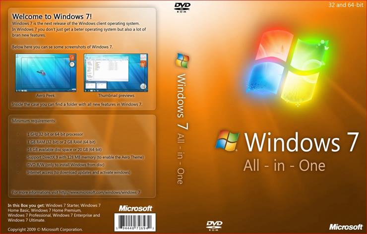OKŁADKI DVD PROGRAMY - Windows 7 - All in one1.jpg