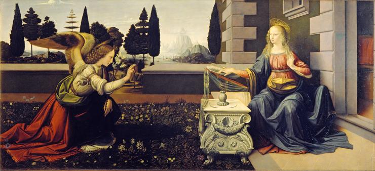 Galleria degli Uffizi. 2 - Leonardo da Vinci - Annunciation.jpg