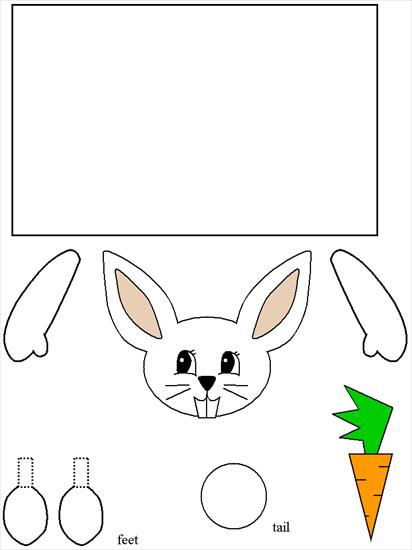 z rolki papieru zwierzątka - królik z marchewką.gif