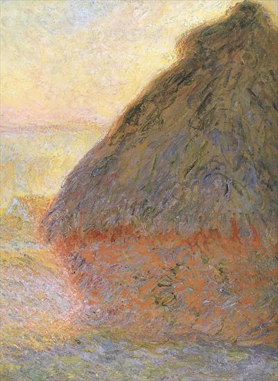 Obrazy - 186. Grainstack at Sunset 1890-1891.jpg