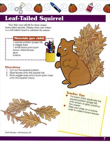Prace plastyczne z wykorzystaniem materiału naturalnego - 07 Leaf Tailed Squirrel.jpg
