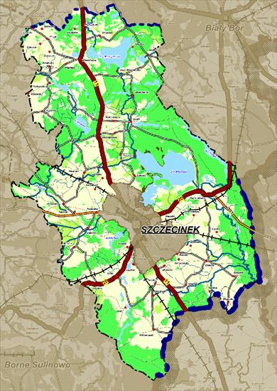 POMORSKIE-ZACH - 11 691  Gmina    Wiejska-Szczecinek.gif