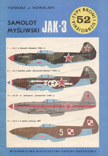052-Samolot mysliwski Jak-3 - ebook - Typy Broni i Uzbrojenia 052-Samolot mysliwski Jak-3_Page_01.jpg