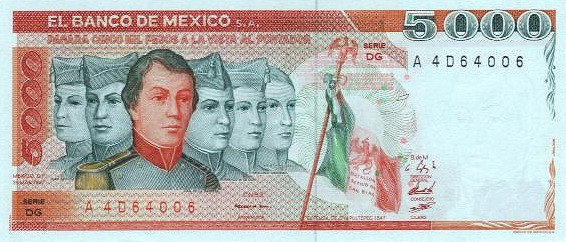 Meksyk - 1982 - 5000 pesos a.jpg