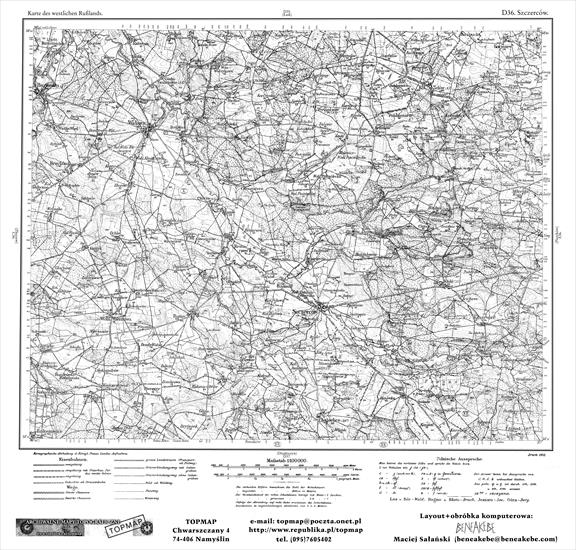 Mapy topograficzne Zaboru Rosyjskiego 1-100 000 z 1915r - D36.tif