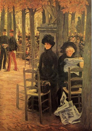 James Jacques Joseph Tissot 1836-1902 - Tissot_James_Jacques_Without_a_Dowry_aka_Sunday_in_the_Luxembourg_Gardens.jpg
