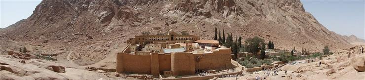 Izrael starożtny , obrazy - St_CatherinesPanorama. Panorama klasztoru Św. Katarzyny.JPG