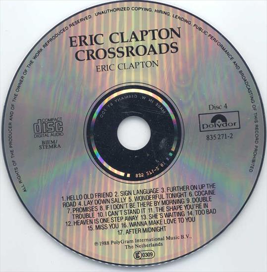 ERIC CLAPTON 1988 Crossroads - Eric Clapton - crossroads - cd4.jpg