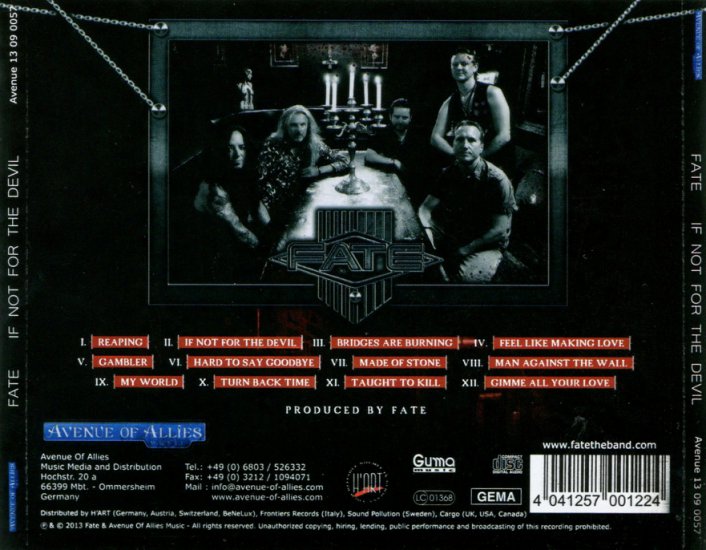 Fate - If Not For The Devil 2013 Flac - Back.jpg