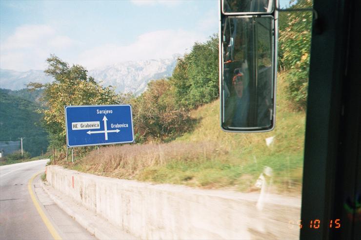 Wycieczka Chorwacja - Mo 141 Mostar trasa na Sarajewo.jpg