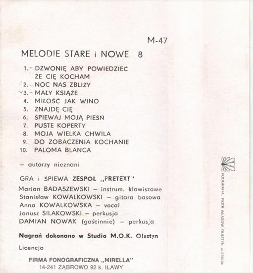 Pretext - Melodie Stare I Nowe Vol.8 - Pretext - Melodie Stare I Nowe 8 2.JPG