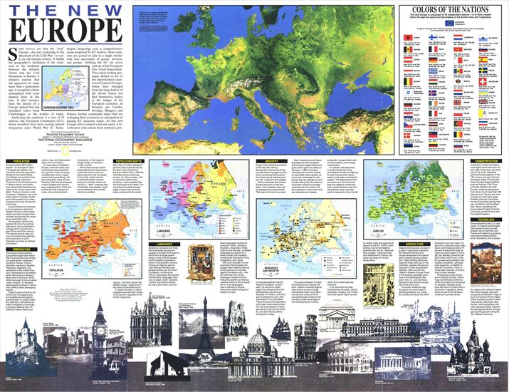 National Geografic - Mapy - Europe, The New 1992.jpg