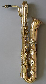instrumenty dęte - 197px-Baritone_saxophone.jpg