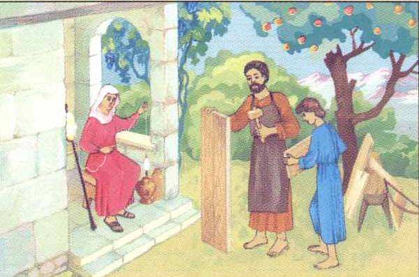 Obrazy katechetyczne - Pan Jezus w Nazarecie- Święta Rodzina.jpg
