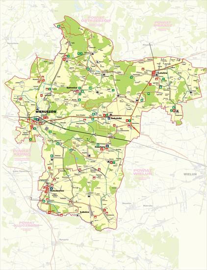 Mapy turystyczne i przewodniki - Powiat Wieruszów - Mapa turystyczna.jpg
