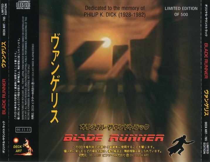 Vangelis - Blade Runner DeckArt 765 2001 - Blade Runner Deck Art - rear - 1200 dpi.JPG