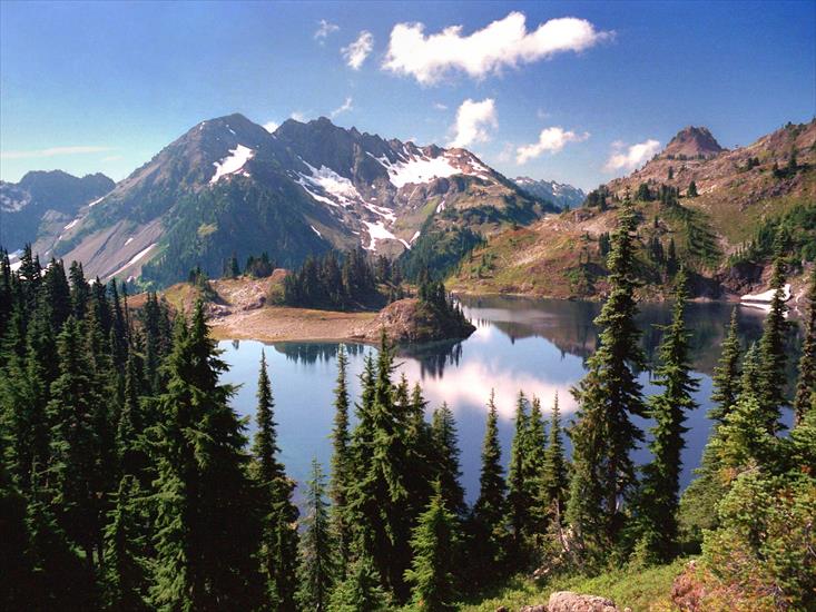 Tapety Krajobrazy Landcape - Hart-Lake-in-the-Heart-of-the-Olympic-Mountains.jpg