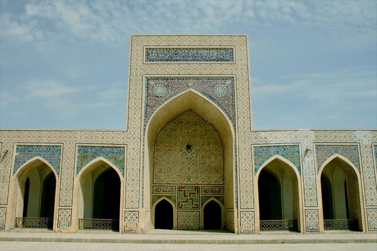 Architektura - Kalon Mosque in Bukhara - Uzbekistan arches.jpg