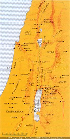 Mapy biblijno-historyczne - 32 - Zdobycie Kanaanu.jpg